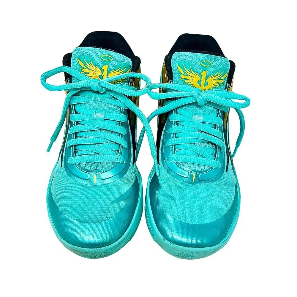 Puma Mens LaMelo Ball PE Honeycomb Elektro‎ Aqua Blue 377616-01 Sneaker US Sz 6